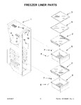 Diagram for 05 - Freezer Liner Parts