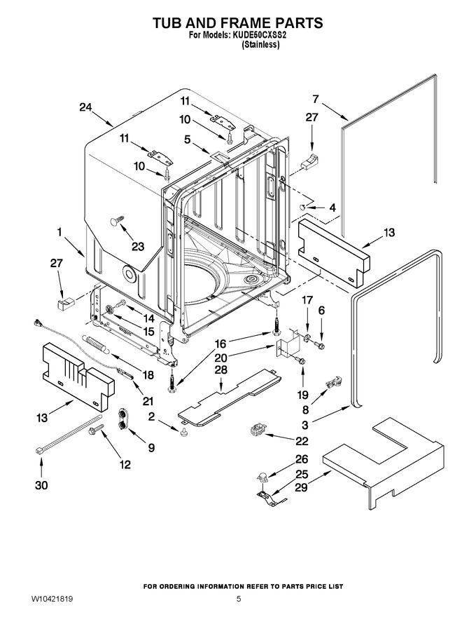 Diagram for KUDE50CXSS2