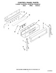 Diagram for 02 - Control Panel Parts