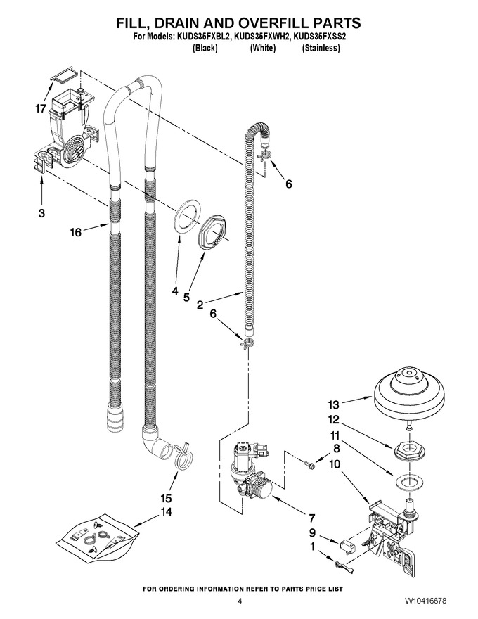Diagram for KUDS35FXWH2