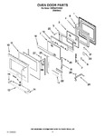 Diagram for 06 - Oven Door Parts