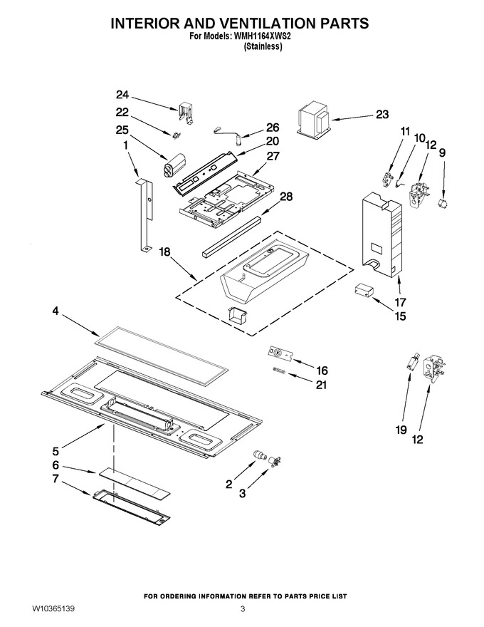 Diagram for WMH1164XWS2
