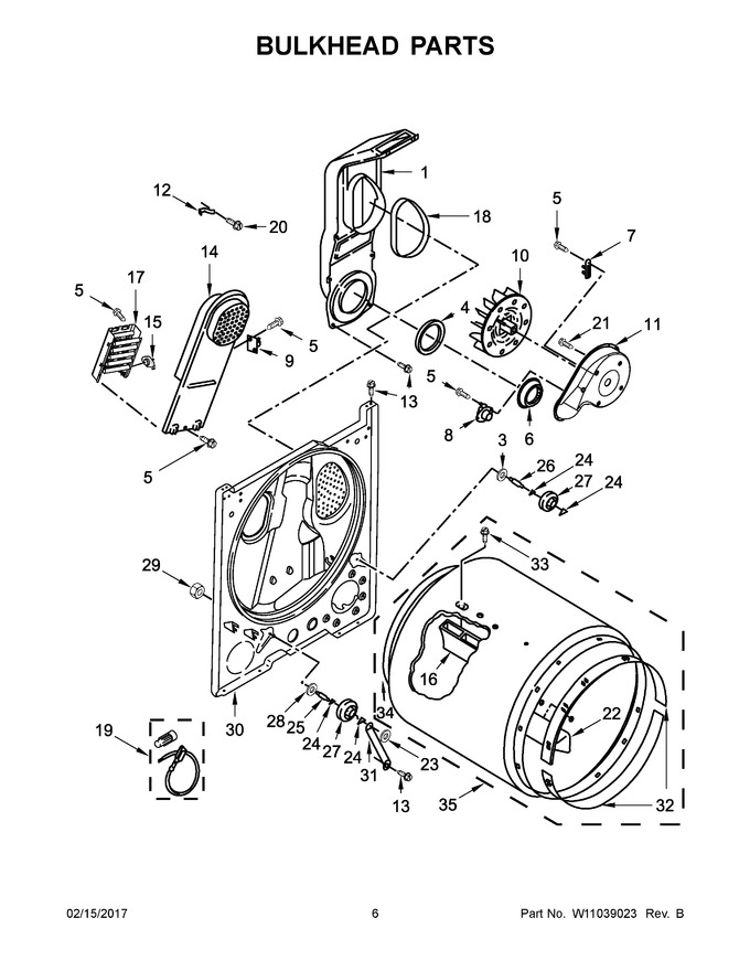 Diagram for 3DWED4815FW0