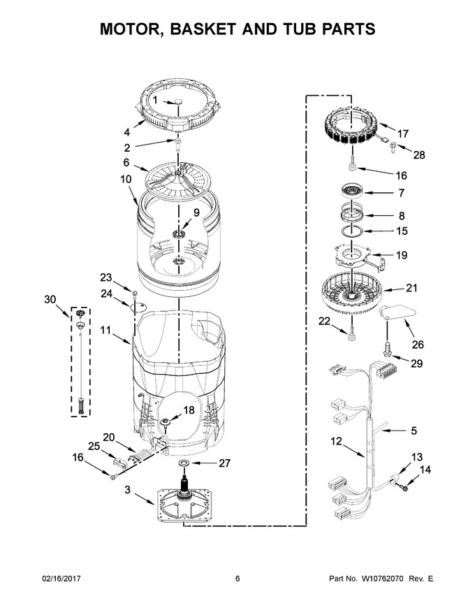 Diagram for WTW7300DC0