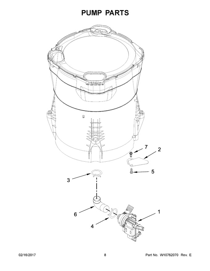 Diagram for WTW7300DC0