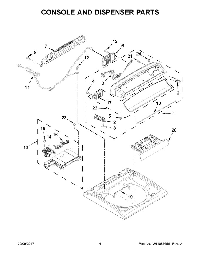 Diagram for WTW8500DR3