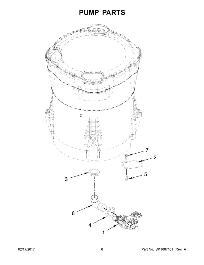Diagram for WTW7300DW2
