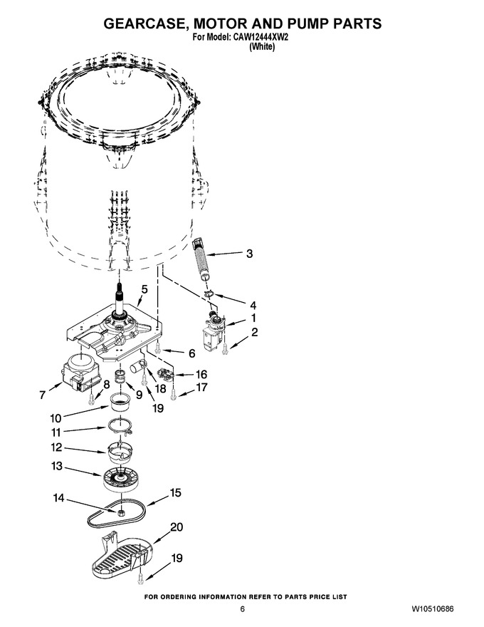 Diagram for CAW12444XW2