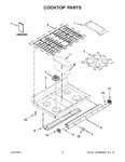 Diagram for 02 - Cooktop Parts