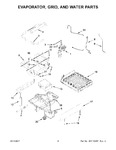 Diagram for 03 - Evaporator, Grid, And Water Parts