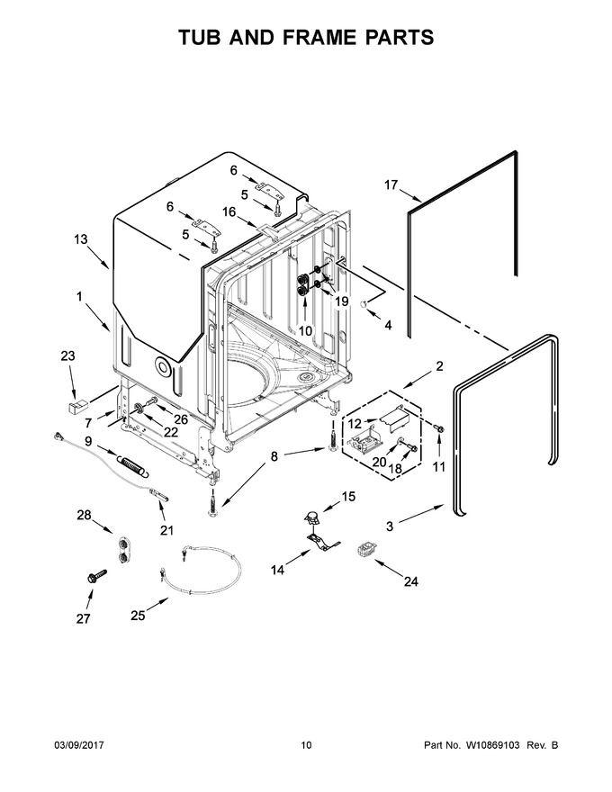 Diagram for WDF560SAFW0