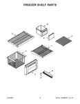 Diagram for 07 - Freezer Shelf Parts