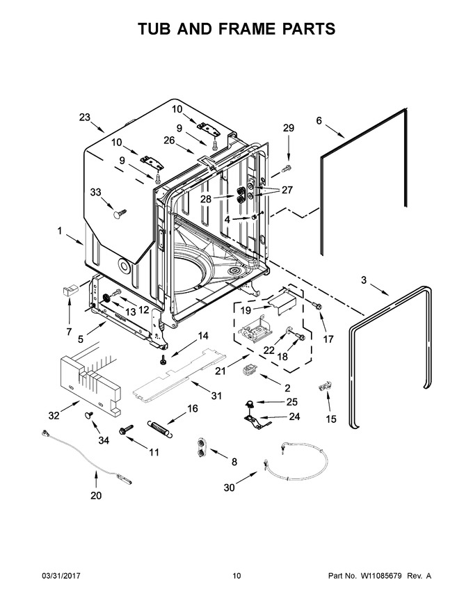 Diagram for WDT750SAHB0