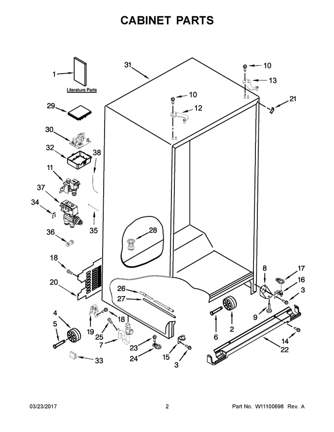 Diagram for WRS576FIDW02