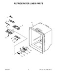 Diagram for 05 - Refrigerator Liner Parts