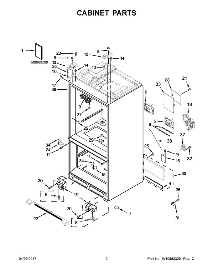 Diagram for WRF736SDAB14