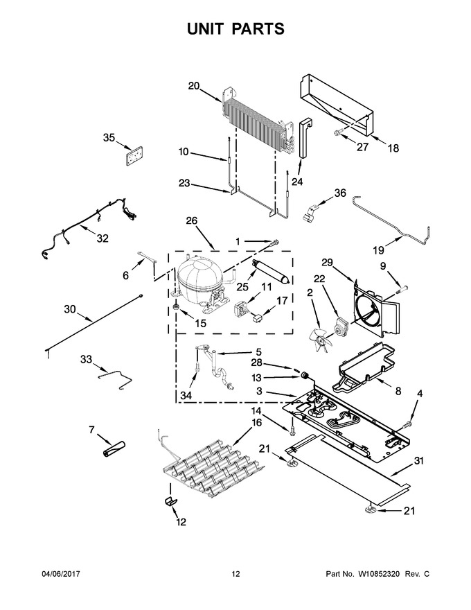 Diagram for WRF736SDAM14