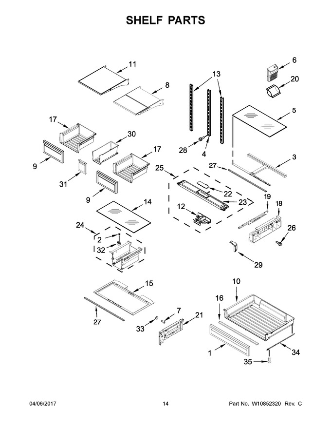 Diagram for WRF736SDAM14