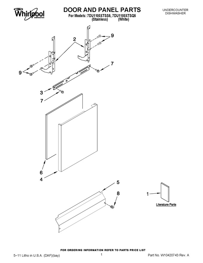 Diagram for 7DU1100XTSS5