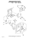 Diagram for 08 - Dispenser Front Parts