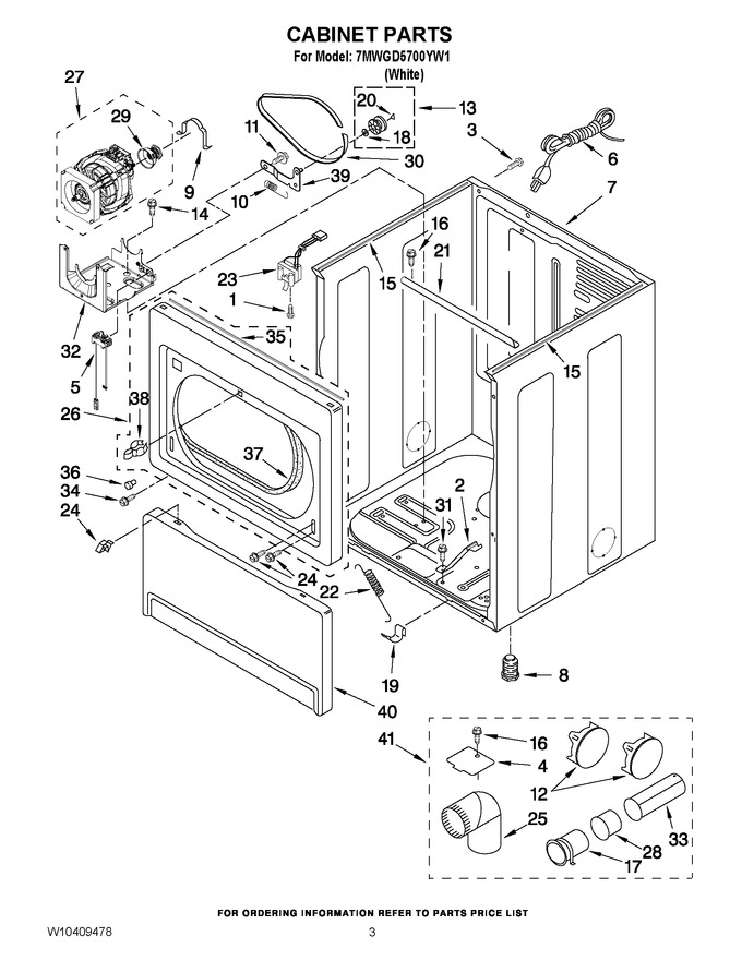 Diagram for 7MWGD5700YW1