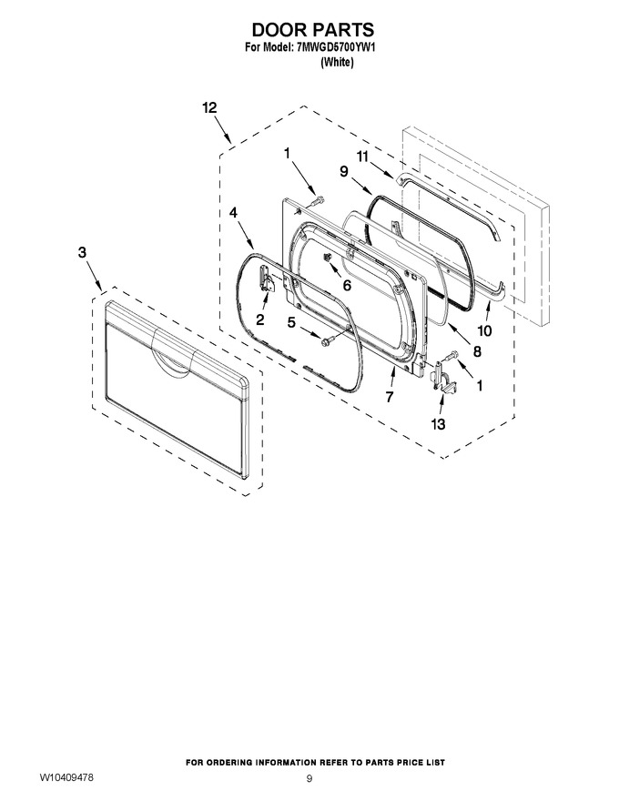 Diagram for 7MWGD5700YW1