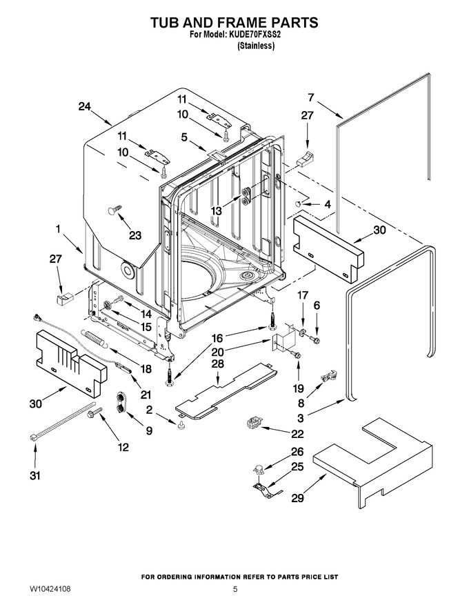 Diagram for KUDE70FXSS2