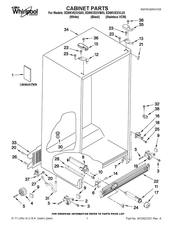 Diagram for ED5KVEXVQ03
