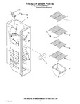 Diagram for 04 - Freezer Liner Parts