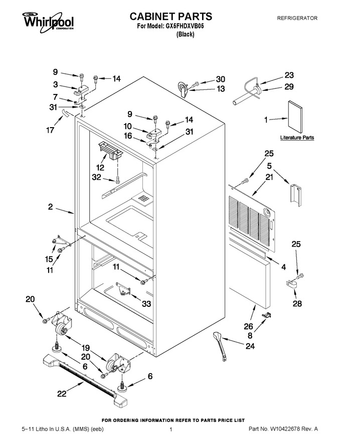 Diagram for GX5FHDXVB05