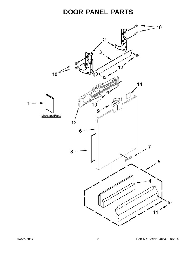 Diagram for KDFE104DWH5