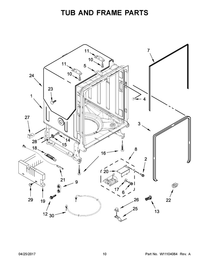 Diagram for KDFE104DSS5