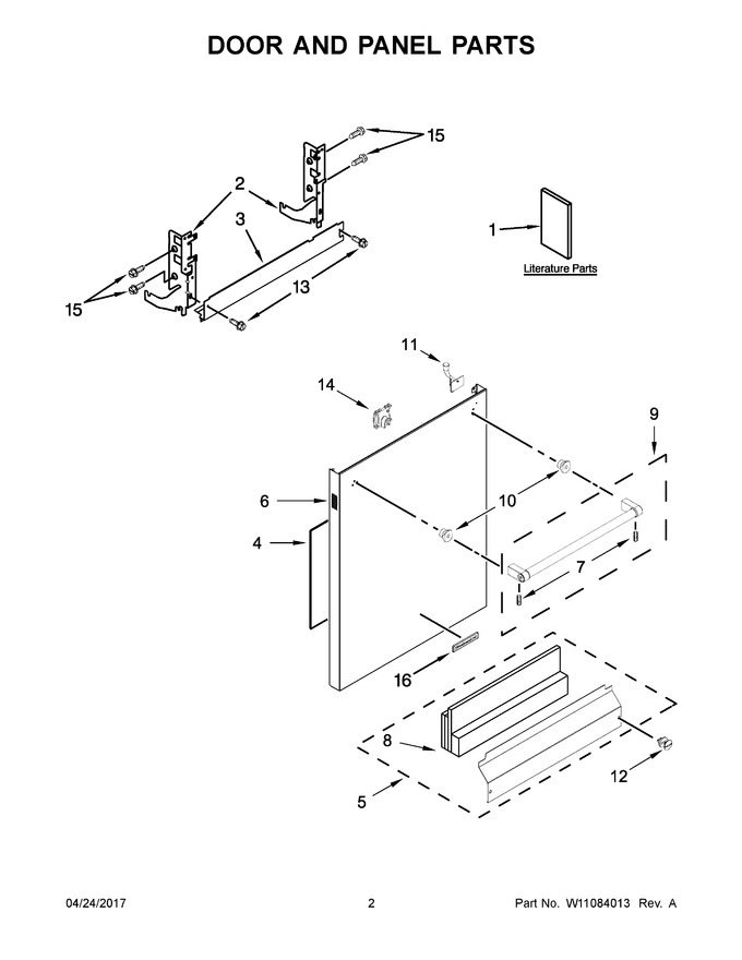 Diagram for KDTE204EWH4