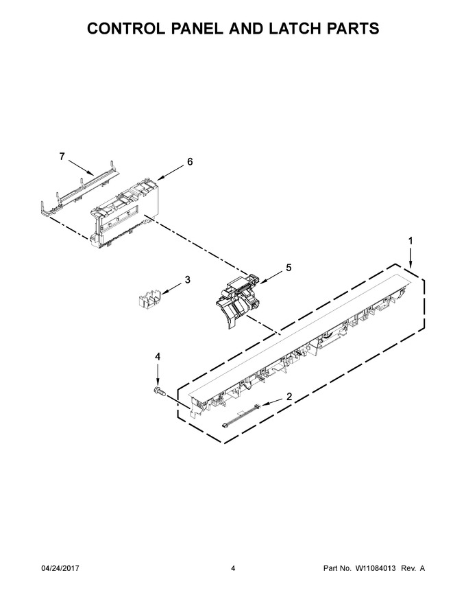 Diagram for KDTE204EWH4