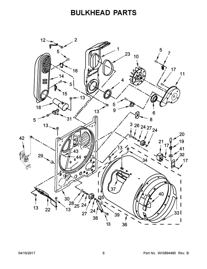 Diagram for WGD49STBW2