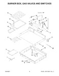 Diagram for 03 - Burner Box, Gas Valves And Switches
