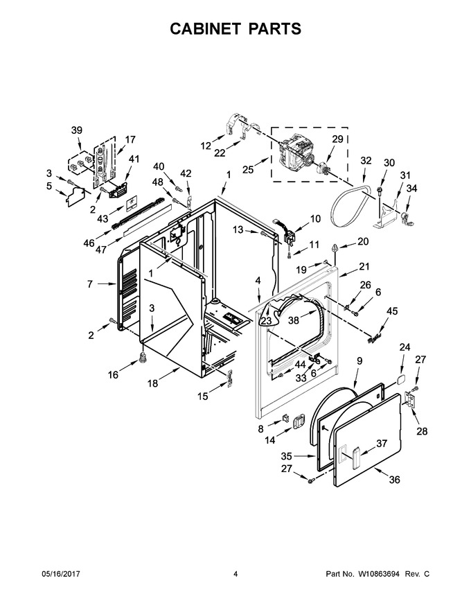 Diagram for WED7300DC1