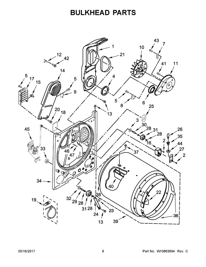 Diagram for WED7300DC1