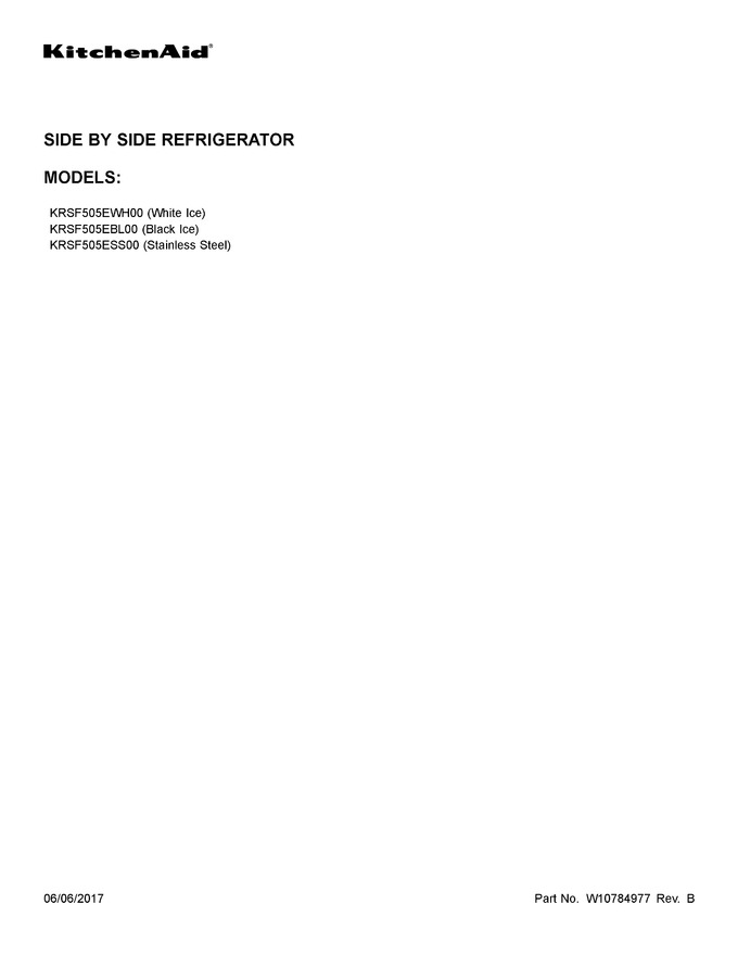 Diagram for KRSF505EBL00