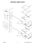 Diagram for 05 - Freezer Liner Parts