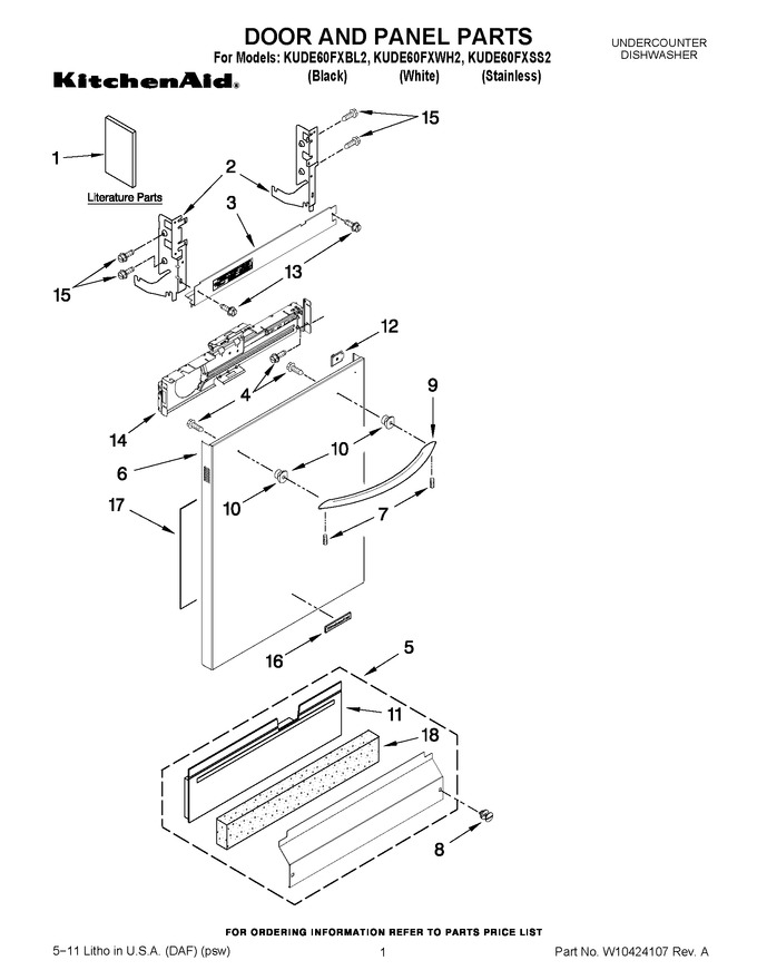 Diagram for KUDE60FXSS2
