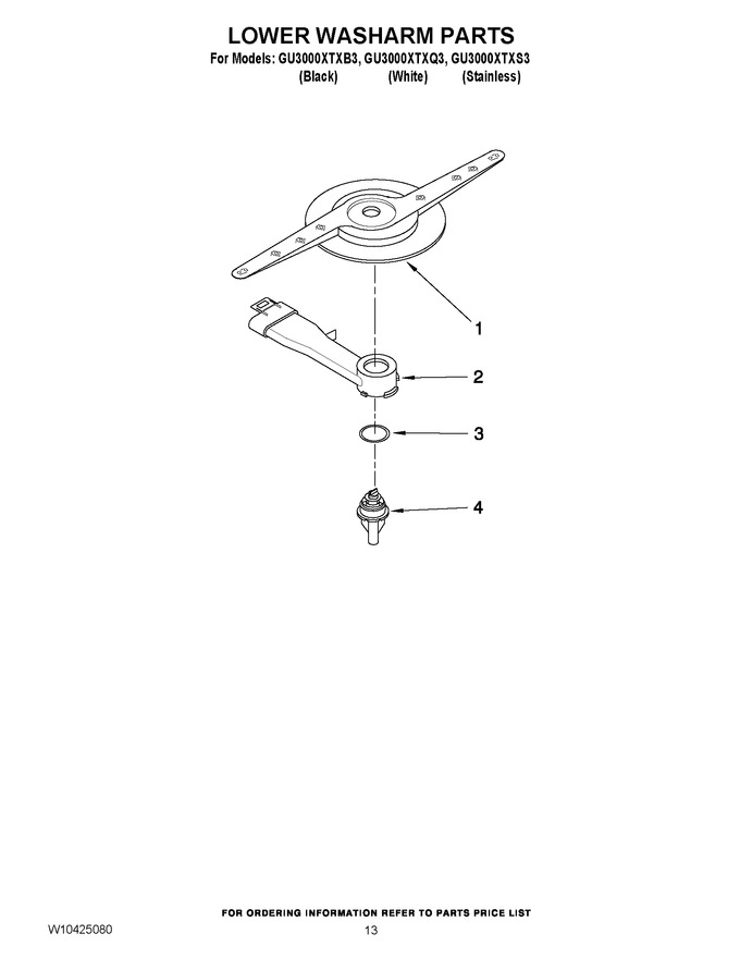 Diagram for GU3000XTXB3