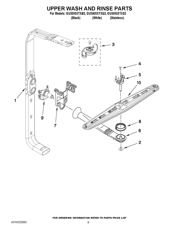Diagram for GU3000XTXB3