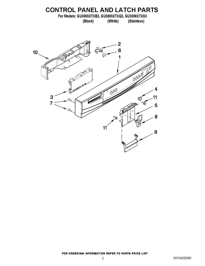 Diagram for GU3000XTXB3