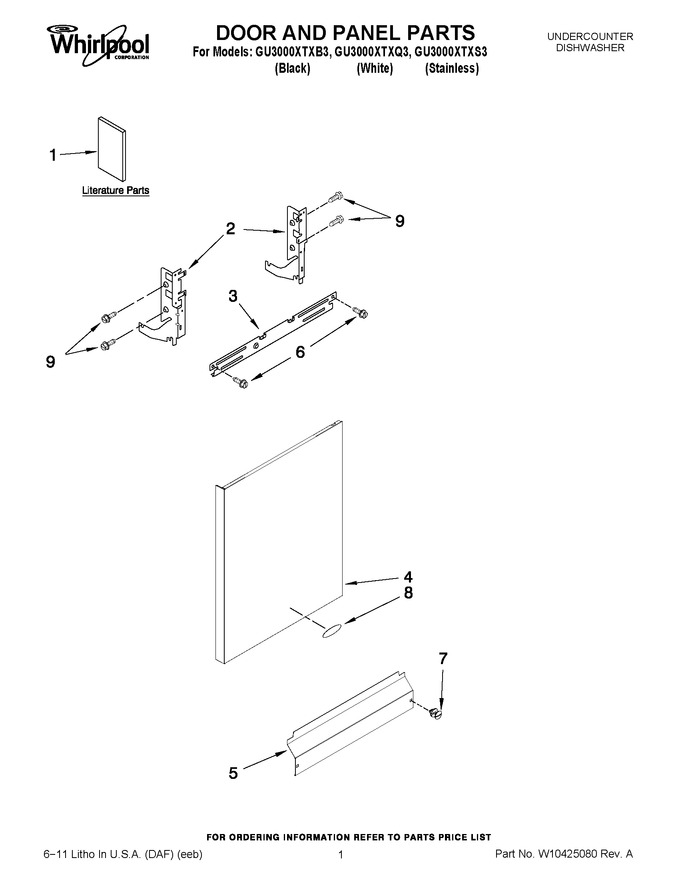 Diagram for GU3000XTXQ3