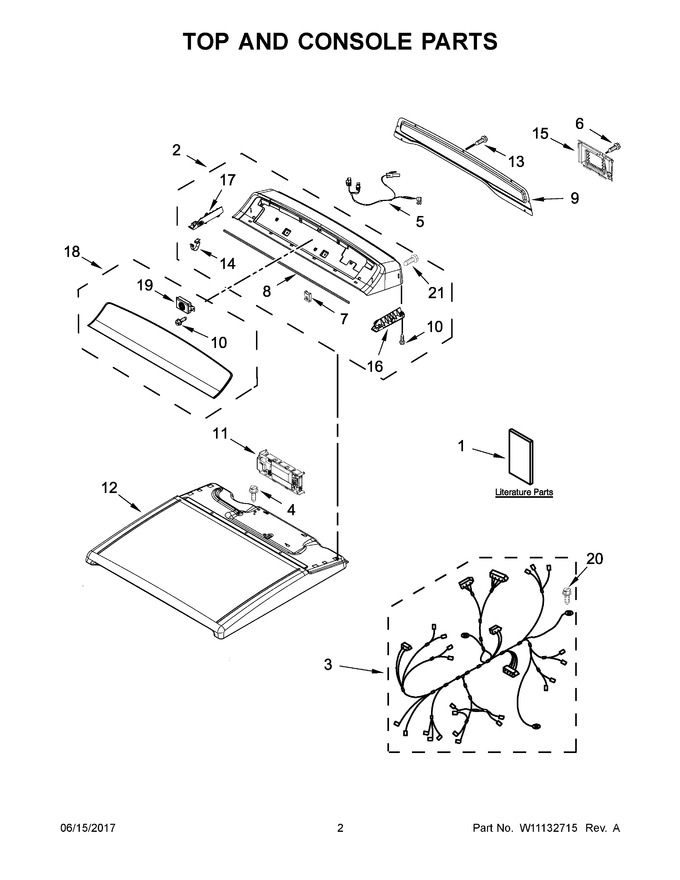 Diagram for WED8000DW4
