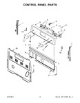 Diagram for 03 - Control Panel Parts
