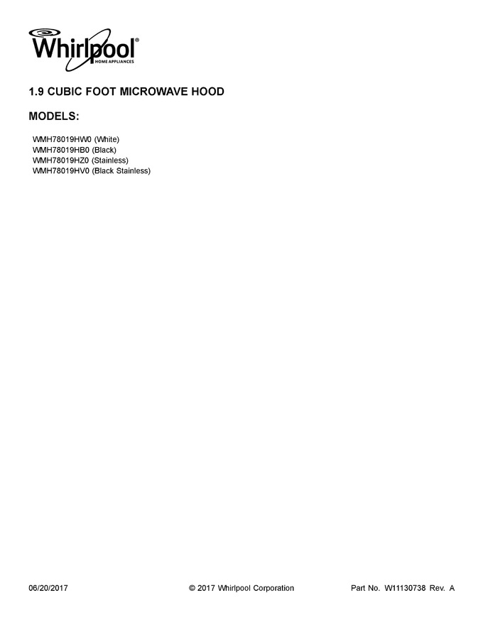 Diagram for WMH78019HB0