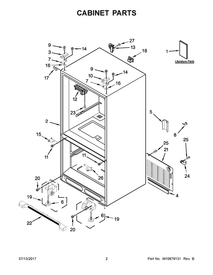 Diagram for WRF535SWBM00