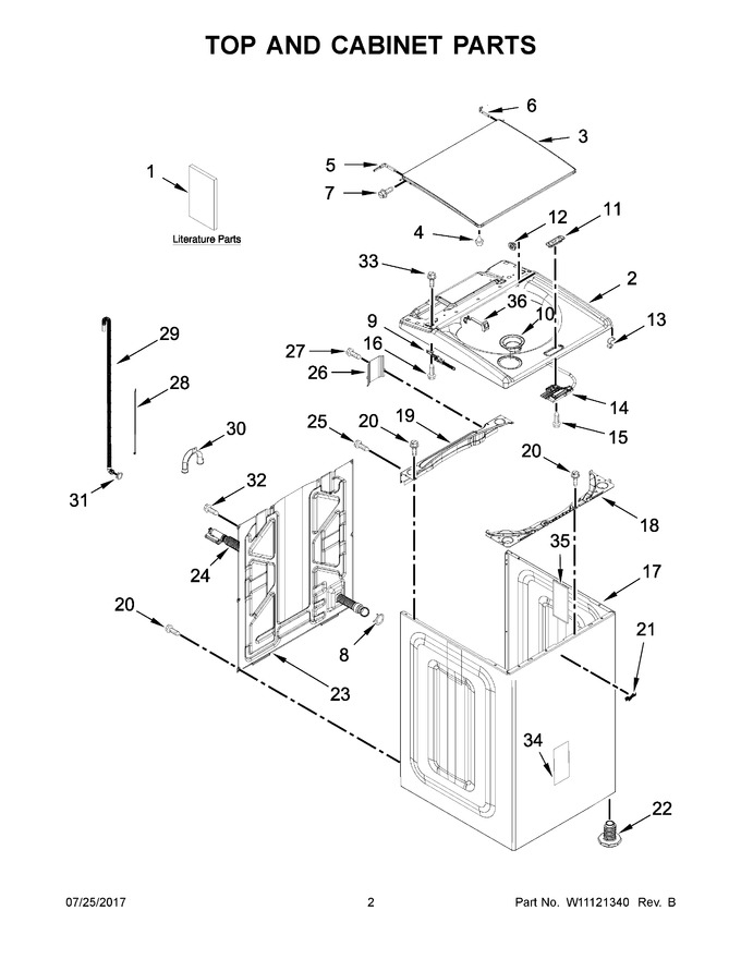 Diagram for WTW7500GC0